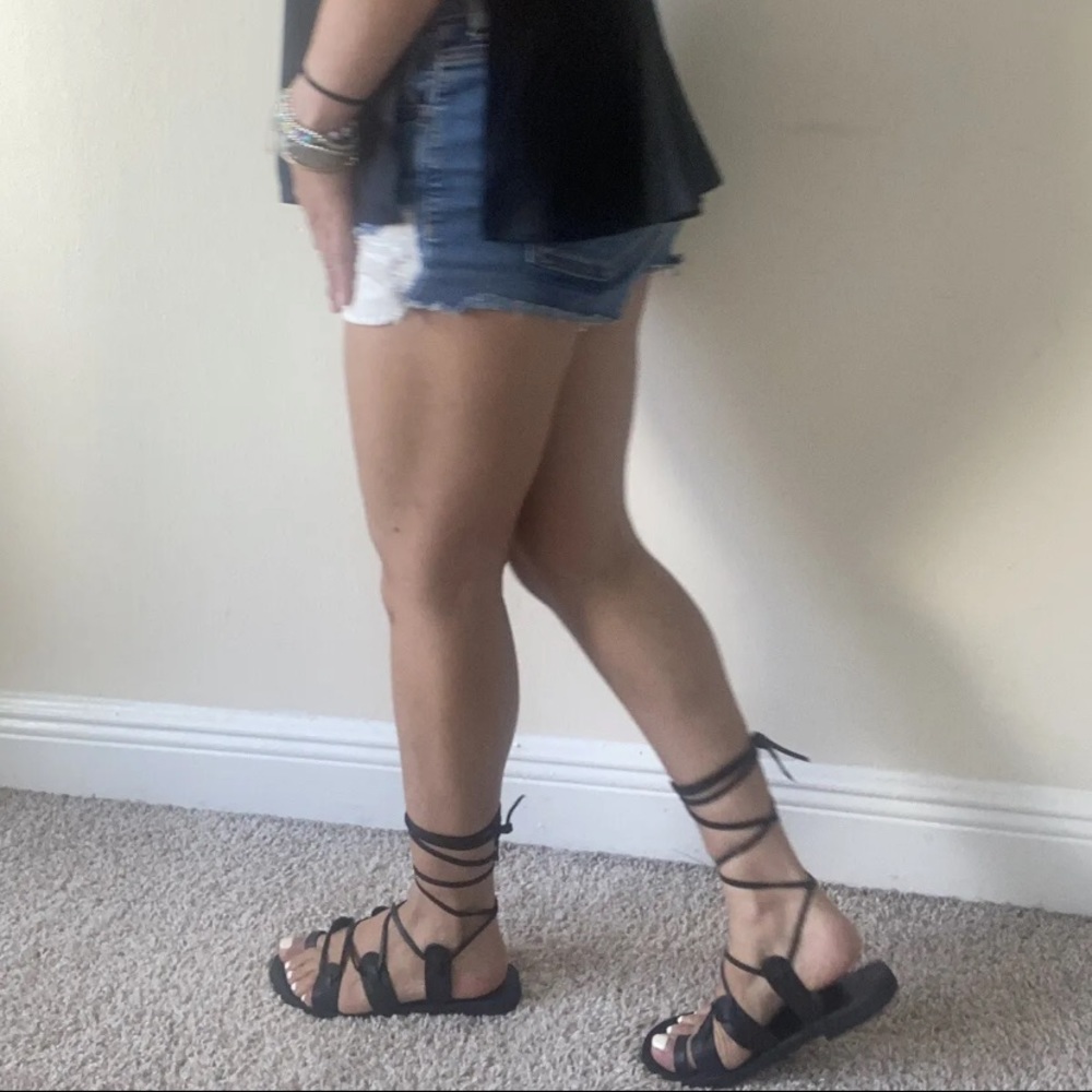 Handmade 100% real leather Gladiator Sandals Made in Greece 🦋🦋 - Picture 3 of 16